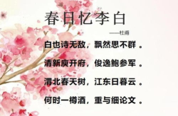 春日忆李白,杜甫春日忆李白赏析